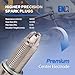 ENA Set of 6 Spark Plug Compatible with BMW 1 Series M 335is 335xi 535xi 740i 740Li X6 Z4 335i 535i xDrive 2007 2008 2009 2010 2011 2012 2013 2014 3.0L 4.4L 6.0L Replacement for ZGR6STE2