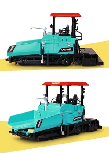 Modelo de pavimentadora a escala 1:40 diecast verde miniatura 5