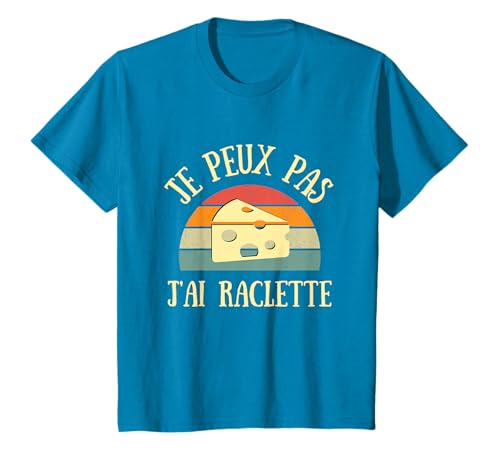 Je peux pas j’ai raclette humour fromage cadeau vintage T-Shirt