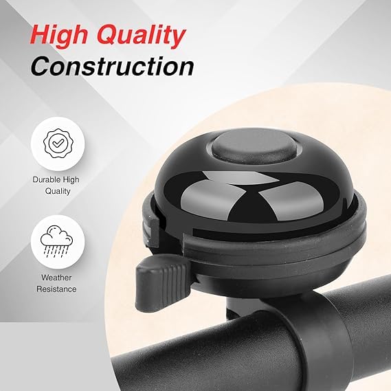Image of GRS Durable Ultra-Loud Cycle Bell for Bicycle Metal Horn | Trending Kids Cycle Bell | Easy-to-Fit Handlebar Bell for Boys & Girls | Loud Sound for Road Safety & Fun