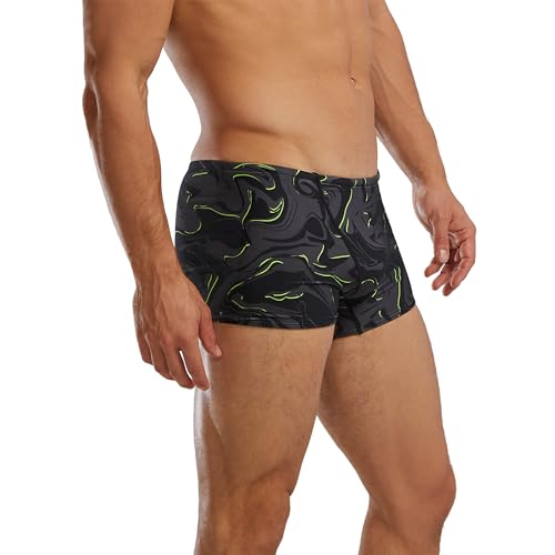 TYR Galaxay de pierna cuadrada, el bañador de hombre para entrenar a diario 5
