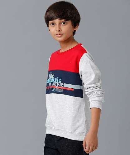 Image of KYDA KIDS 100% Cotton Unisex Boys and Girls Hoodies | Hooded Neck Chest Printed Full Sleeve Sweatshirts for Unisex