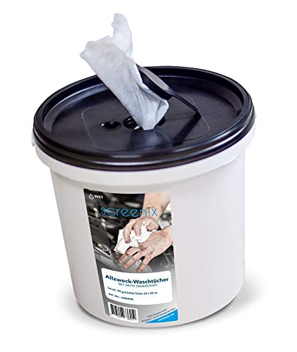 Preisvergleich Produktbild Screenix Allzweck-Waschtücher mit Aktiv-Sauerstoff