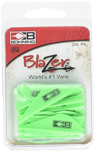 Bohning Blazer Vane (Pack of 36), Kiwi, 2