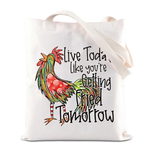 Sac fourre-tout fantaisiste poules coq grande capacité lavable