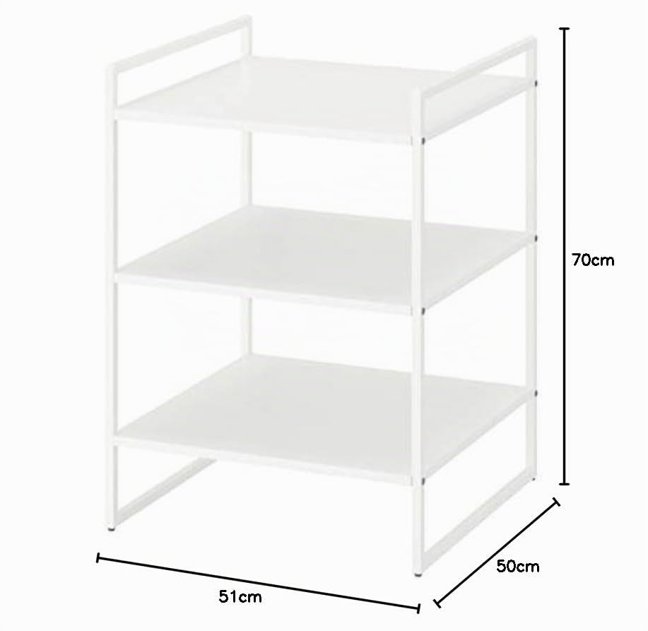 JONAXEL Estantería blanca, 50 x 51 x 70 cm, para uso doméstico y oficina, sistema de piezas JONAXEL, sistemas de solución de almacenamiento, almacenamiento y organización, respetuoso