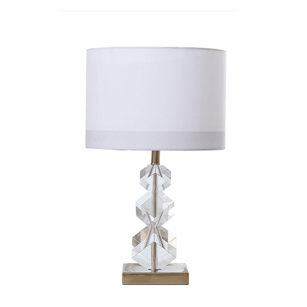 T2H9B5V4G8 Desk Lamp Desk Lamp Bedside Master Bedroom Crystal Minimalist Living Room(Small)