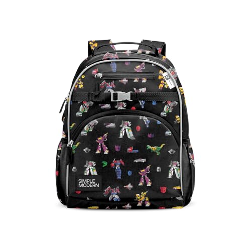 Simple Modern Medium Transformer Toddler Backpack for School Girls and Boys | Kindergarten Elementary Kids Backpack | Fletcher Collection | Kids - 15 tall | Block Nation