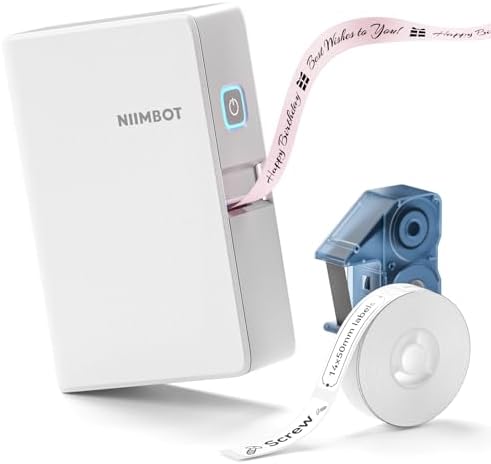 NIIMBOT N1 Ribbon & Tape Printer, Portable Label Maker Machine wi...