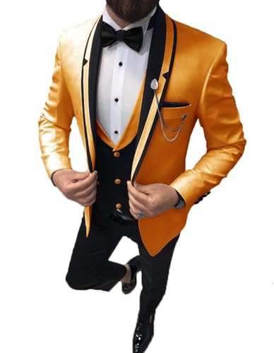 Fashion Prom Suits for Men Slim Fit Elegant Wedding Tuxedo for Men 3 Piece Set for Party STXZ029