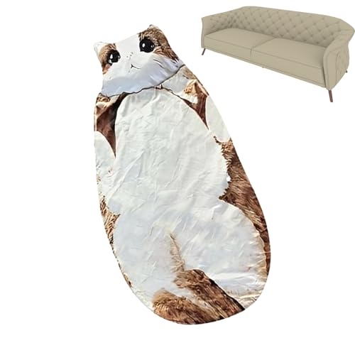 Sleeping Bag For Camping | Funny Sack - 69x31inch Cat Envelope Cold Weather Sleeping Bag | Casual Camping Convenience For Outdoor Backpacking Survival Home Bedroom Living Room Apartment Women Men