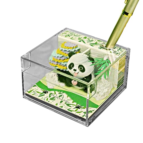 Calendrier 2026 panda 3D en cadeau de Noël original pour la maison