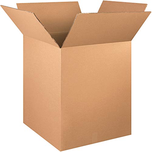 Image of Choice Shipping Supplies 24' x 24' x 30' Heavy-Duty Double Wall Corrugated Cardboard Boxes Kraft Pack of 5 for Shipping Packing and Moving by Choice Shipping Supplies CSHD242430DW