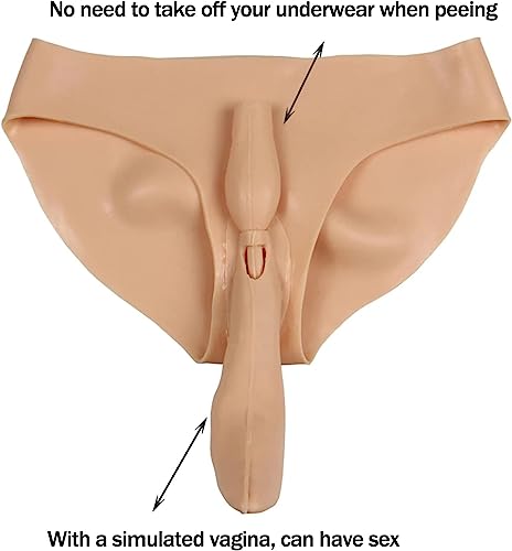Silicone Gaff Panties for Transgender, Crossdresser Realistic Vagina Panties Hiding Gaff Boxer Briefs Butt Lifter Enhancer4