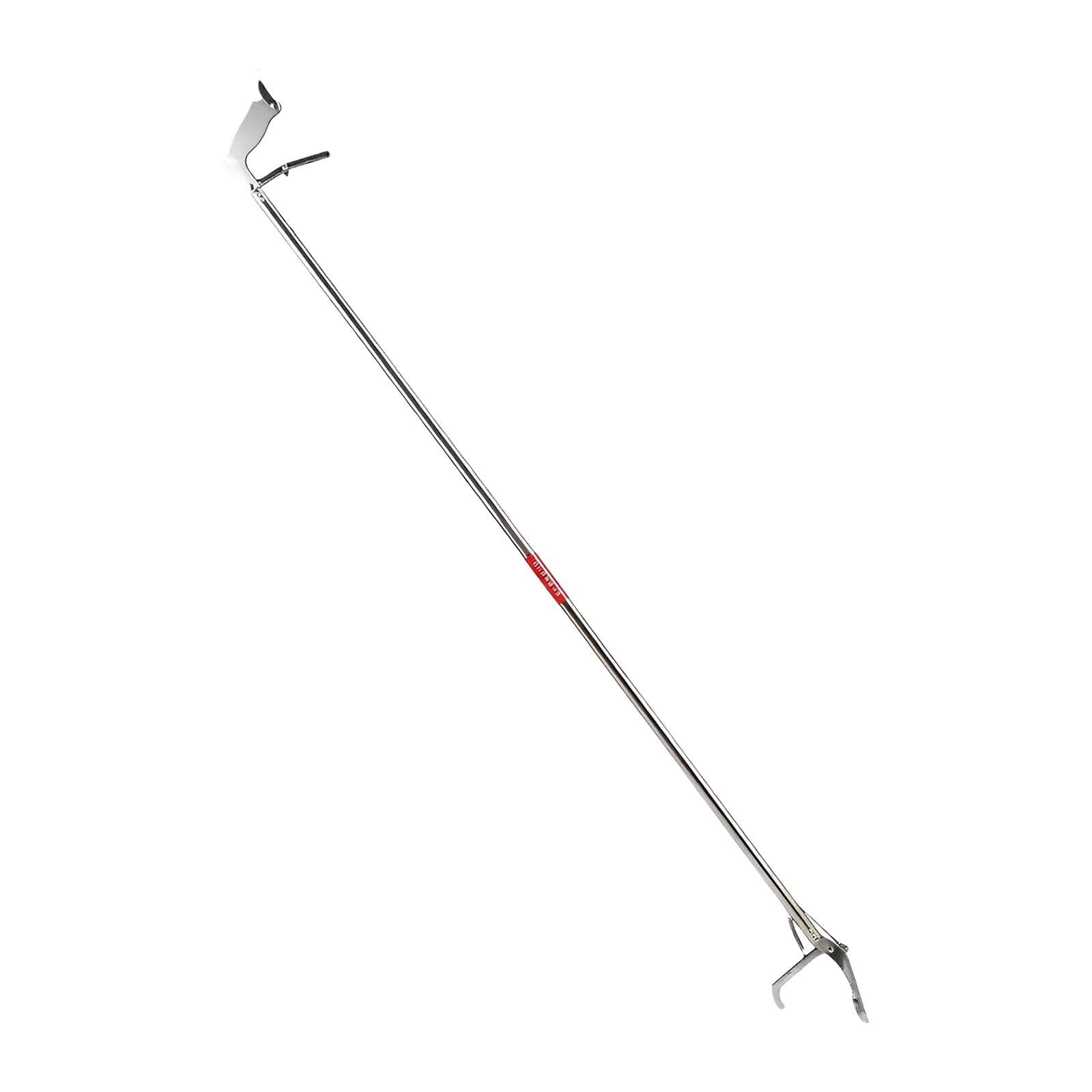 Pinza Serpientes Herramienta Recolectora Reptiles Acero Inoxidable Gancho Plegable Antideslizante Adecuada para Manipulación de Serpientes Capt, 150CM