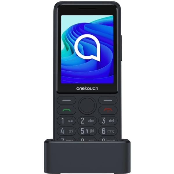 TCL Teléfono Móvil One Touch 4042S para Personas Mayores- 4G- Gris Oscuro