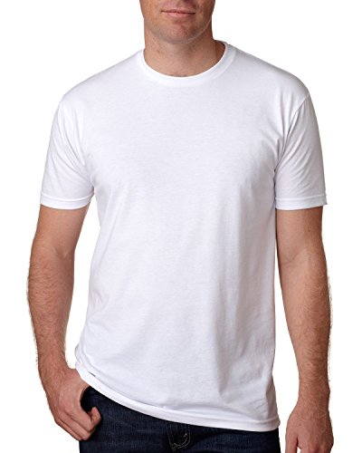 Next Level Mens CVC Crew - WHITE - 4XL - (Style # N6210 - Original Label)