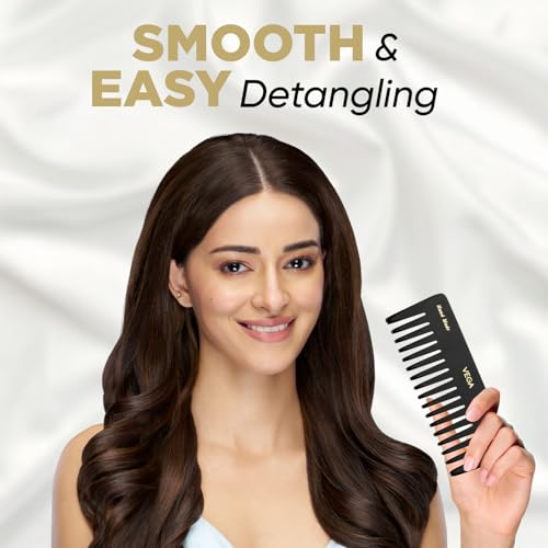 Vega Handmade Black Comb - Large Shampoo HMBC-406 1 Pcs