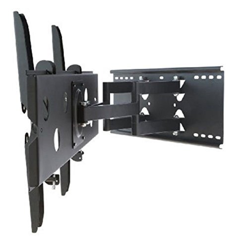 2Xhome Tv Wall Mount Bracket (Dual Arm) + Free Hdmi Cable – Secure Cantilever Led Lcd Plasma Smart 3D Wifi Flat Panel Screen Monitor Moniter Display Large Displays - Long Swing Out Dual #TOP3