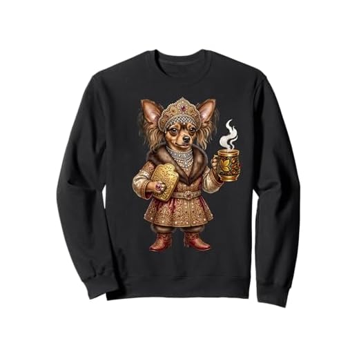 Russian Russkiy Toy Terrier Bitch as Oligarch Wife Sweatshirt