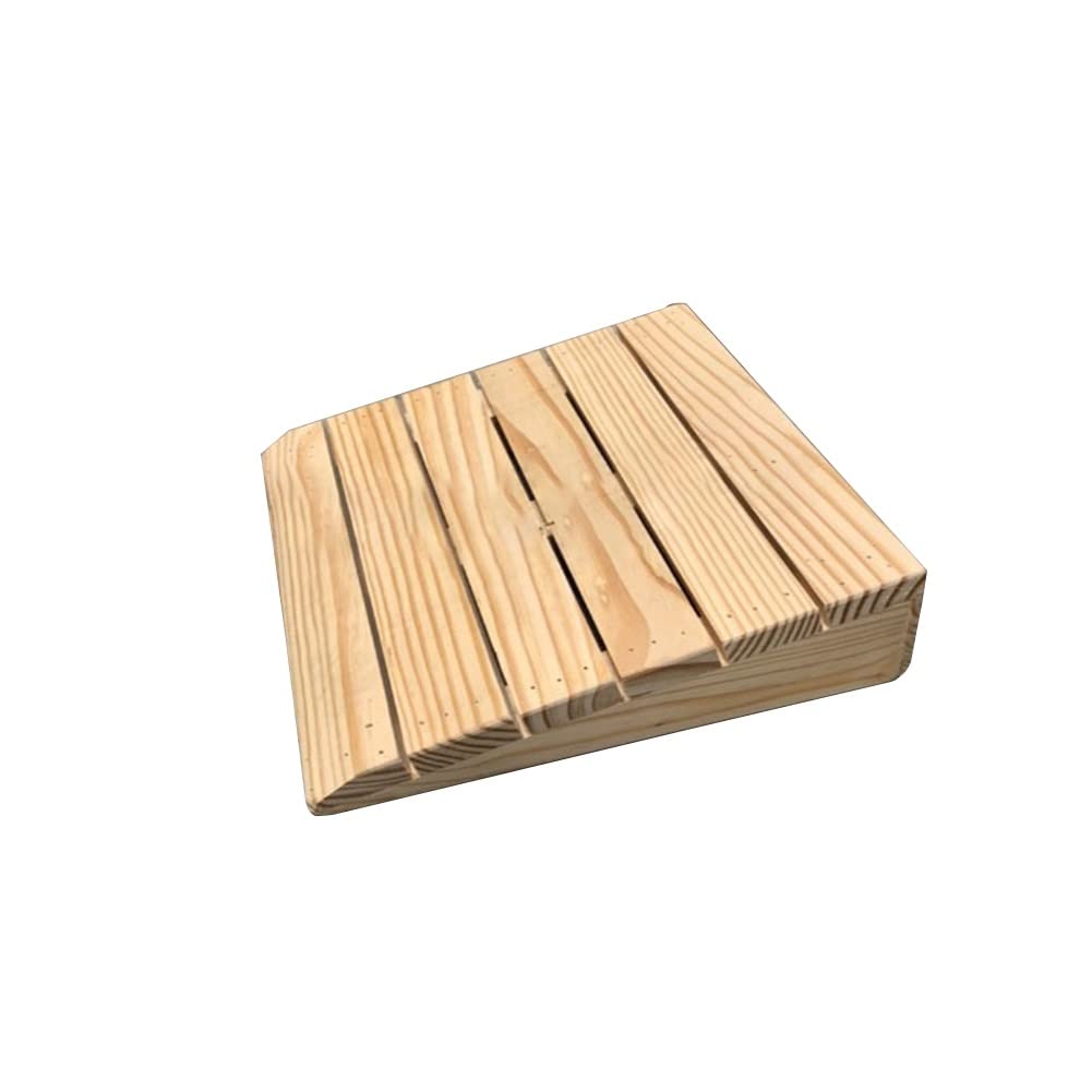 XXIOJUN Rampa De Umbral De Madera, Rampas De Bordillo Escalonadas para Exteriores, Pino Antideslizante No Asistido por Agua Cuesta Arriba, Rampa De Acceso para Carro De Silla De Ruedas