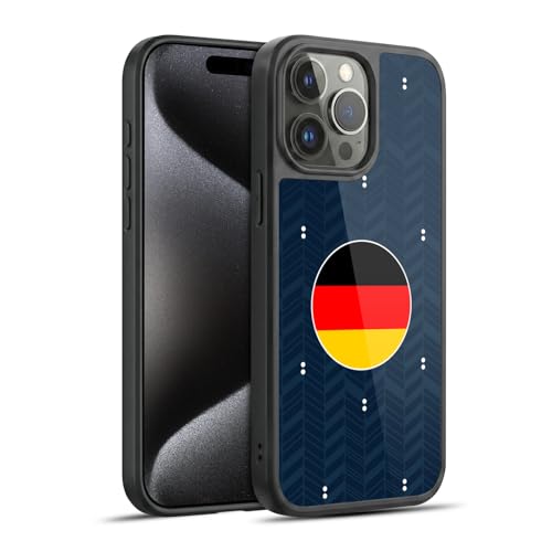 Protection militaire Allemagne iPhone 15 Pro Max coque gel football antichoc