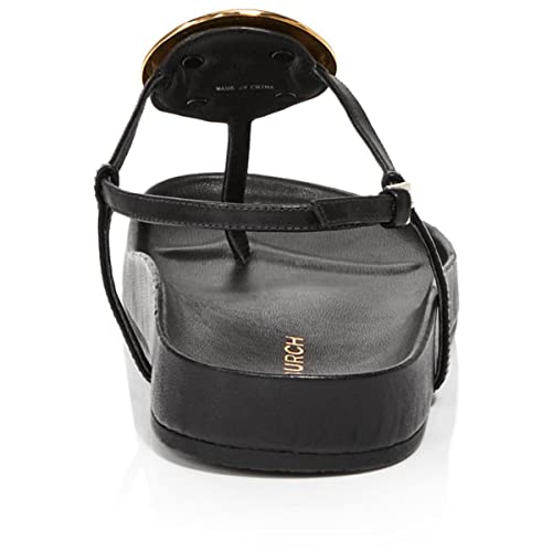 Tory Burch Womens Patos Leather Slingback Footbed Sandals3