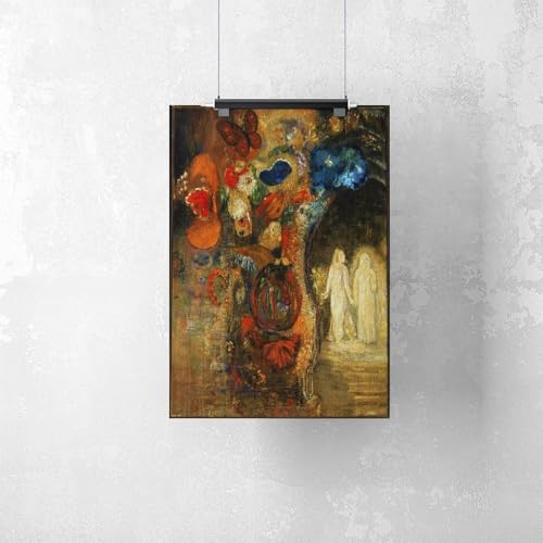 Odilon Redon Apparition sans cadre toile décoration de 30x45cm