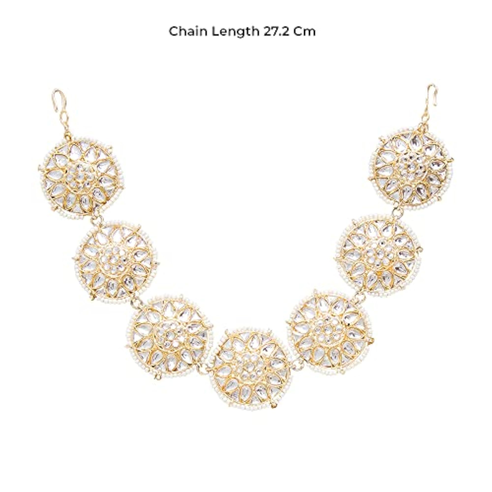 Nykaa Kundan Bridal Head Jewellery for Wedding