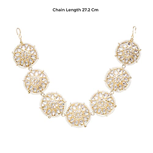 Nykaa Kundan Bridal Head Jewellery for Wedding