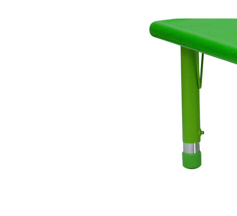 Amazon.com: Flash Furniture Wren 24''W x 48''L Rectangular Green