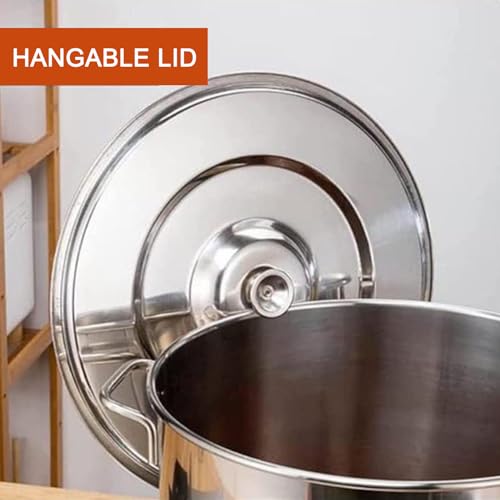 Olla de pasta con cesta coladora de inserción, herramienta de cocina de acero inoxidable para el hogar, cocina y restaurante, diseño eficiente de 3/4/5 agujeros