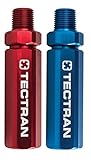 Tectran HEX-GRIP™ Gladhand Grip Set | Annodiezed Alluminum | Easy Installation | Red & Blue Set