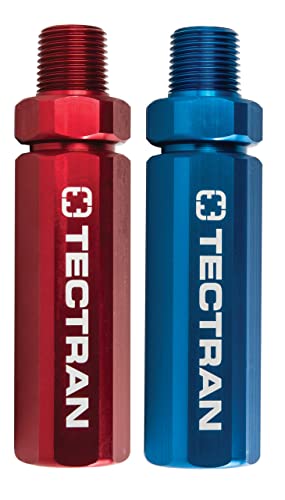 Tectran HEX-GRIP™ Gladhand Grip Set | Annodiezed Alluminum | Easy Installation | Red & Blue Set