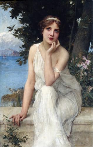 Tableau Une fille de Charles Amable Lenoir pour apporter poésie et élégance dans votre intérieur