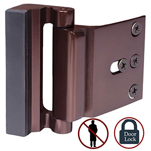 Door Lock Child Proof, Home Security Door Reinforcement Lock Withstand 800 lbs Door