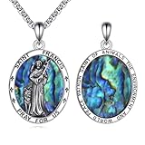 Inspiración del diseño: el collar cuenta con Francisco de Asís como centro de mesa. Un santo patrón católico de los animales y el medio ambiente, Francisco dedicó su vida a promover la paz, el amor, el perdón y la compasión por los vulnerables y los animales