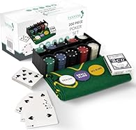 𝐇𝐈𝐆𝐇-𝐐𝐔𝐀𝐋𝐈𝐓𝐘 𝐏𝐎𝐊𝐄𝐑 𝐂𝐇𝐈𝐏𝐒: High-quality poker chips will have you feeling like you are in the casino. This poker set is made of high-quality materials, which are highly durable. This Poker Set with poker cards is all you need for your next poker game ...