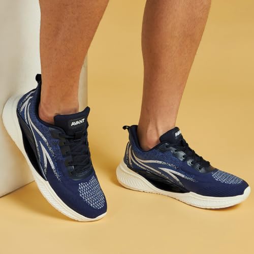 Image of AVANT Men's Rage Running & Training Shoes - Superior Cushioning, Enhanced Grip TPU Outsole, Superior Traction, Anti Skid, Lightweight, Shock Absorption Tech, Sports Footwear
