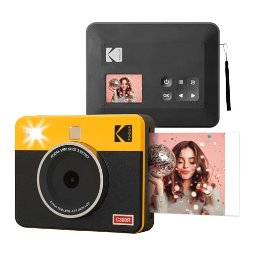 Kodak Mini Shot 3 Retro 4PASS 2-in-1 Instant Digital Camera and...