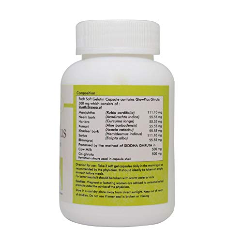 Image of Ayurvedic Life Glow Plus Capsules Pack (Pack of 2)