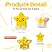 Feifeiya 50 Sets Inspirational Gifts for Students Motivational Star Shaped Erasers You're a Star Erasers Emotional Cards for Party Office School Exchange Gifts