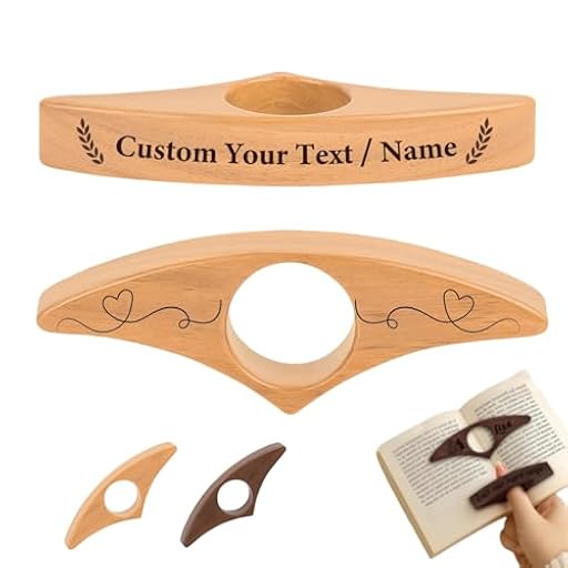 Soporte de Madera Personalizado para Páginas de Pulgar, Abridor de Libros con Anillo para Pulgar, Regalo Ideal para Amantes de Lectura, Perfecto para Familiares Amigos Maestro Alumno | Ya disponible en tu tienda friki favorita! En mundofriki.es! Soporte de Madera Personalizado para Páginas de Pulgar, Abridor de Libros con Anillo para Pulgar, Regalo Ideal para Amantes de Lectura, Perfecto para Familiares Amigos Maestro Alumno | Ya disponible en tu tienda friki favorita! En mundofriki.es!