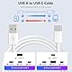 USB C Kabel [2 Stück 1M] USB A zu USB C Kabel USB C Ladekabel Kompatibel iPhone 16/15/15Pro,Samsung S24/S23/S22/S21,Google Pixel,Huawei,OnePlus,LG,Xiaomi,Sony.