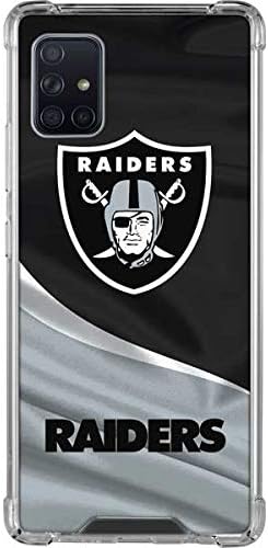 Skinit Clear Phone Case Compatible with Galaxy A51 5G - Officially Licensed NFL Las Vegas Raiders Design