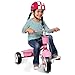Radio Flyer Toddler Tricycle Bike and Stroller with Adjustable Seat, for 9 Months to 5 Years Old, Pink - Compact and Lightweight Pram Trike for Toddlers