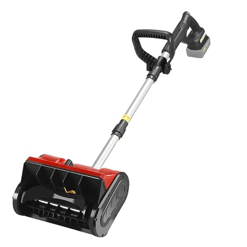 Cordless Snow Shovel,12" Electric Snow Blower with Adjustable Handle