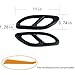 CHUANGHUI Black Aluminum alloy Car Exterior Exhaust Pipe Mufflers Cover Rear Bumper Cylinder Exhaust Pipe Cover Decorate for Mercedes-Benz A B C E CLA GLC GLE GLS Class W205 W213 X253