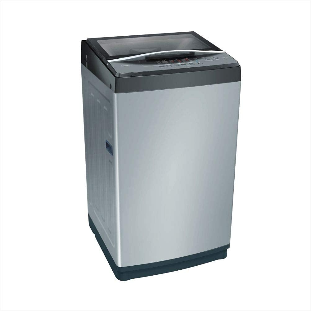 Bosch 6.5 kg 5 Star Fully-Automatic Top Loading Washing Machine (WOE654Y1IN, Grey, PowerWave wash system)