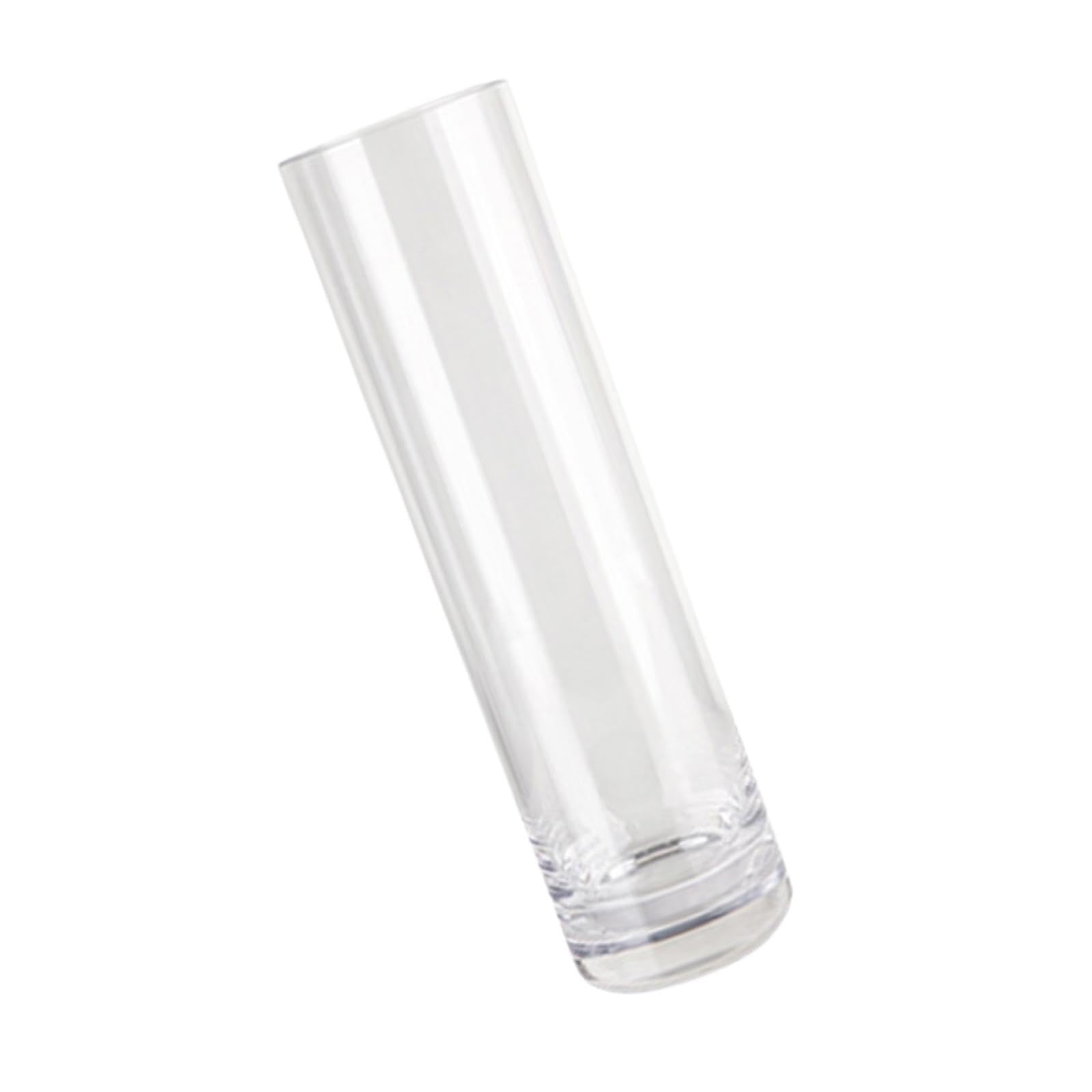 QIXCXAZ Stunning Cylinder Vase For Fresh Flower Arrangements Weddings And Home Styling And Holiday Decorations Tall Flower Vase Clear Bouquet Floor